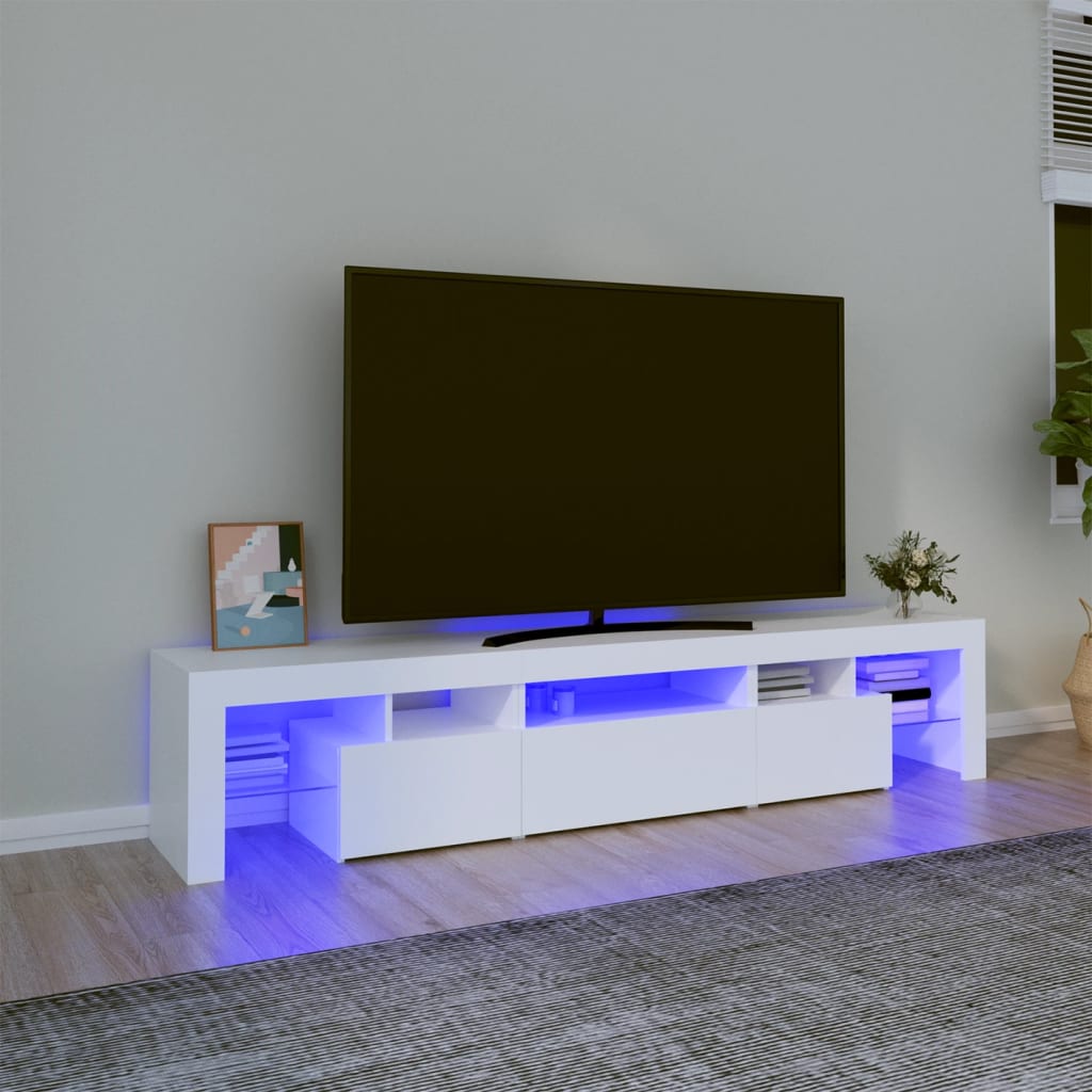 Tv Cabinet Engineered Wood Large, 102.4 X 15.7 X 14.4 In