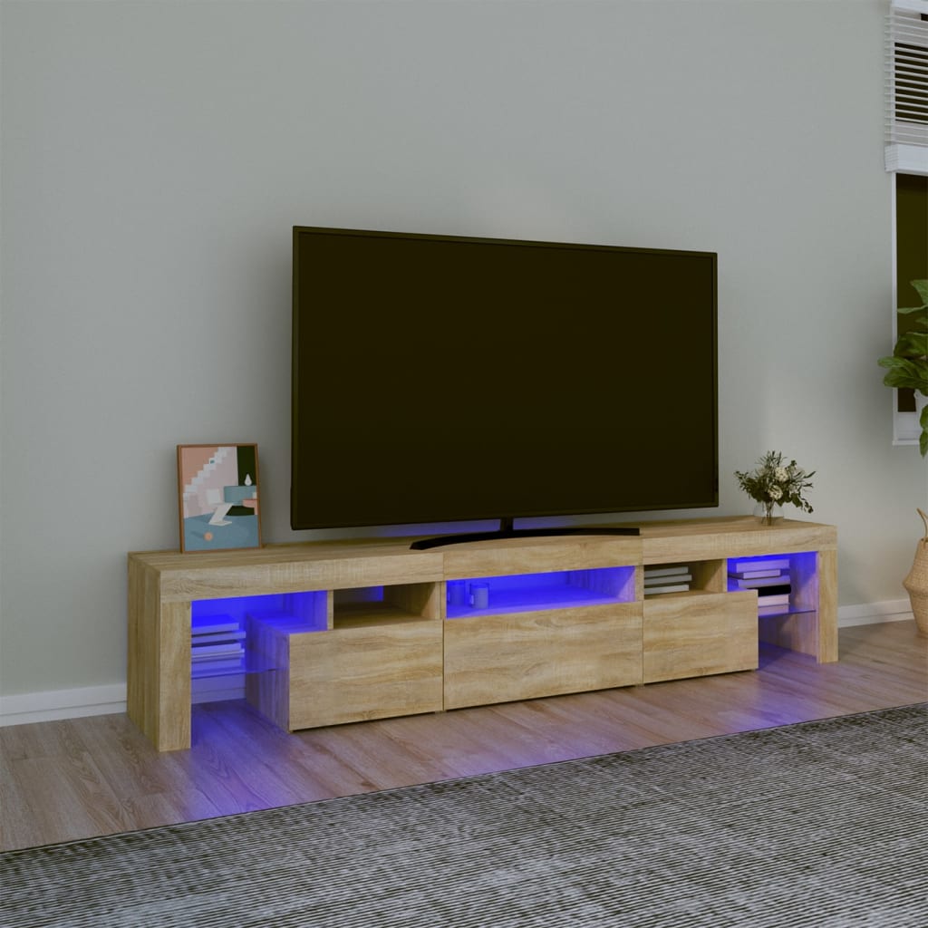 Tv Cabinet Engineered Wood Large, 102.4 X 15.7 X 14.4 In