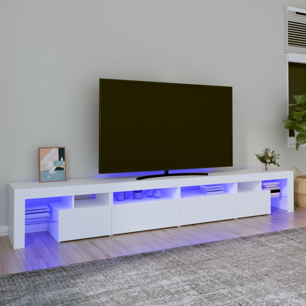 Tv Cabinet Engineered Wood Large, 102.4 X 15.7 X 14.4 In