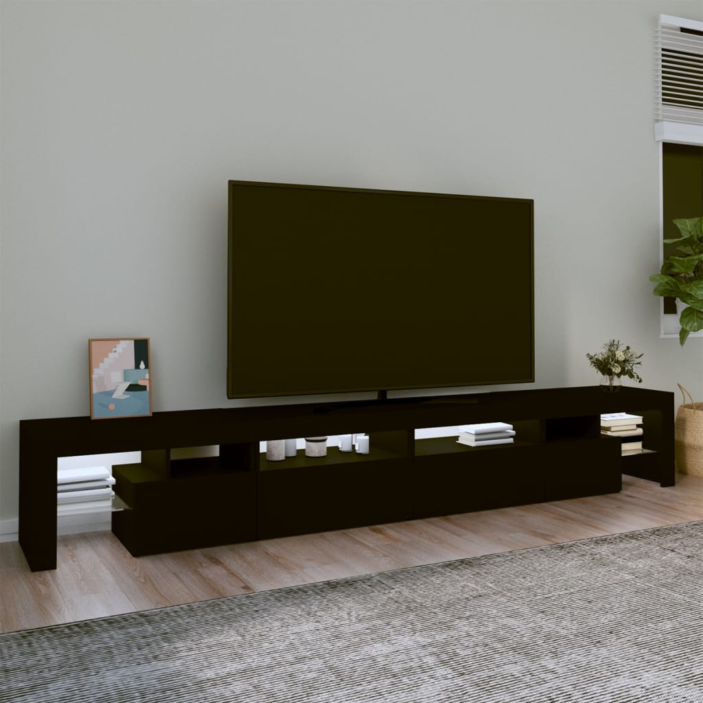 Tv Cabinet Engineered Wood Large, 102.4 X 15.7 X 14.4 In