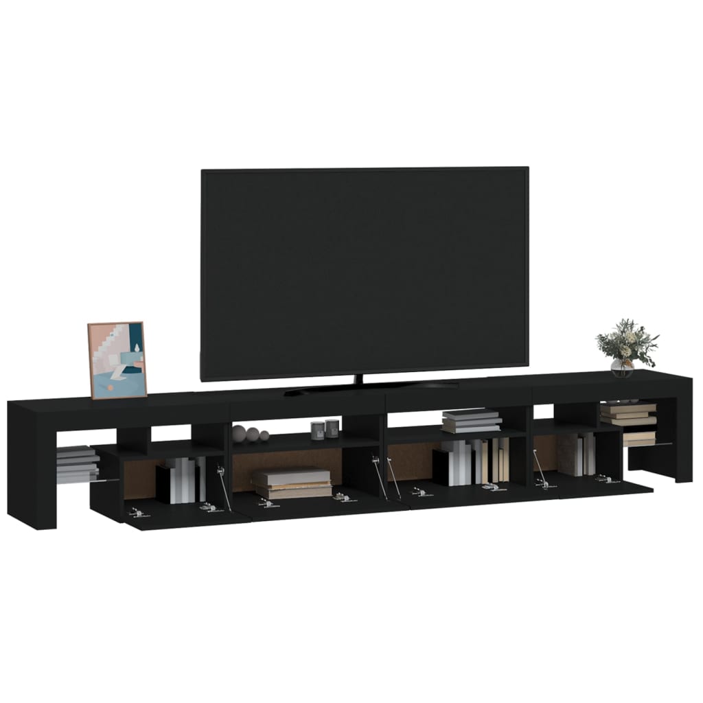Tv Cabinet Engineered Wood Large, 102.4 X 15.7 X 14.4 In