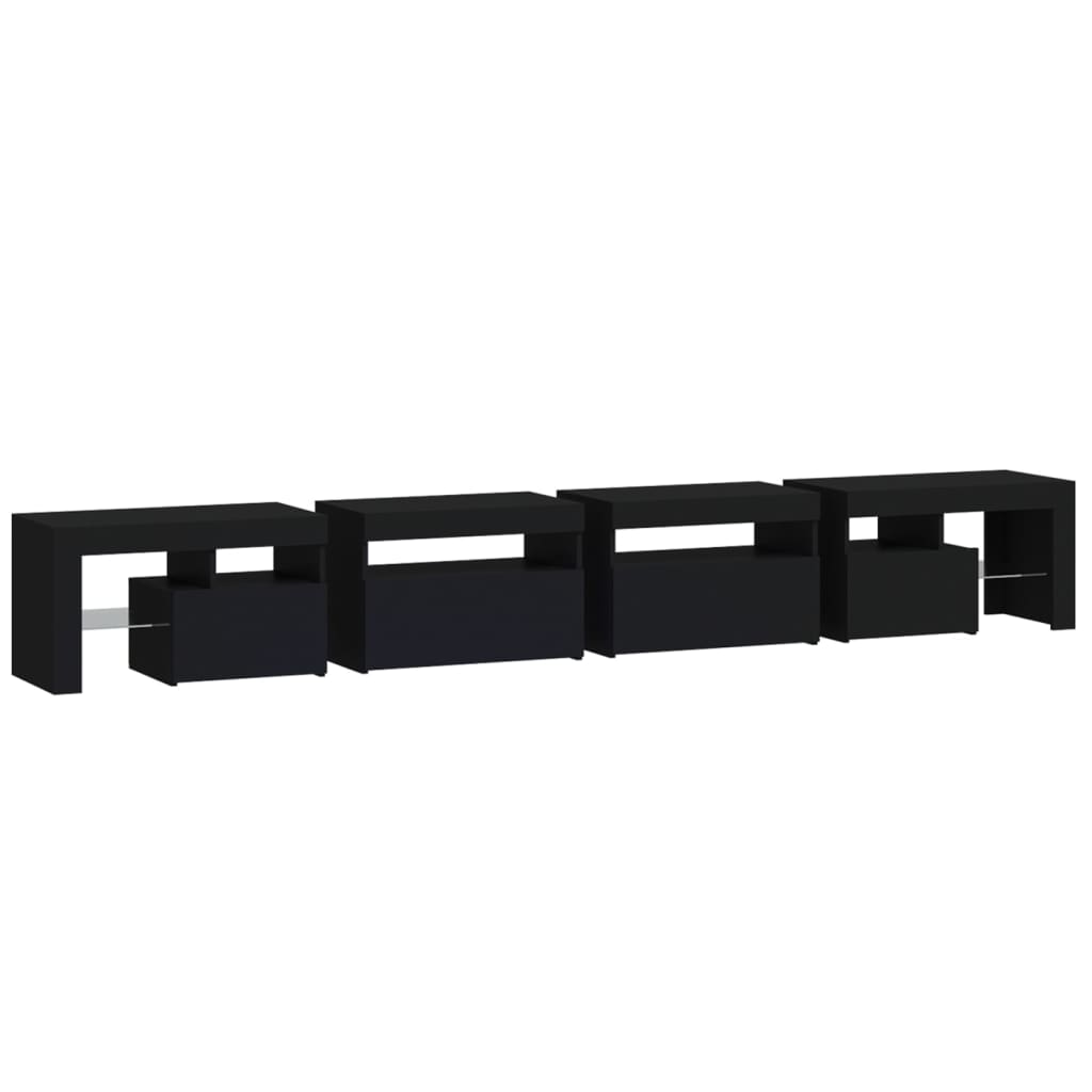 Tv Cabinet Engineered Wood Large, 102.4 X 15.7 X 14.4 In