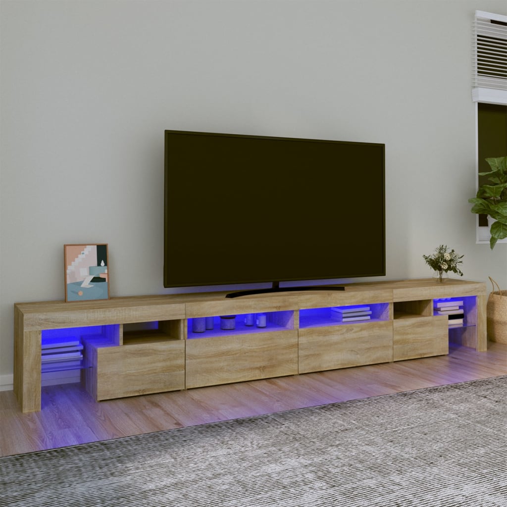 Tv Cabinet Engineered Wood Large, 102.4 X 15.7 X 14.4 In