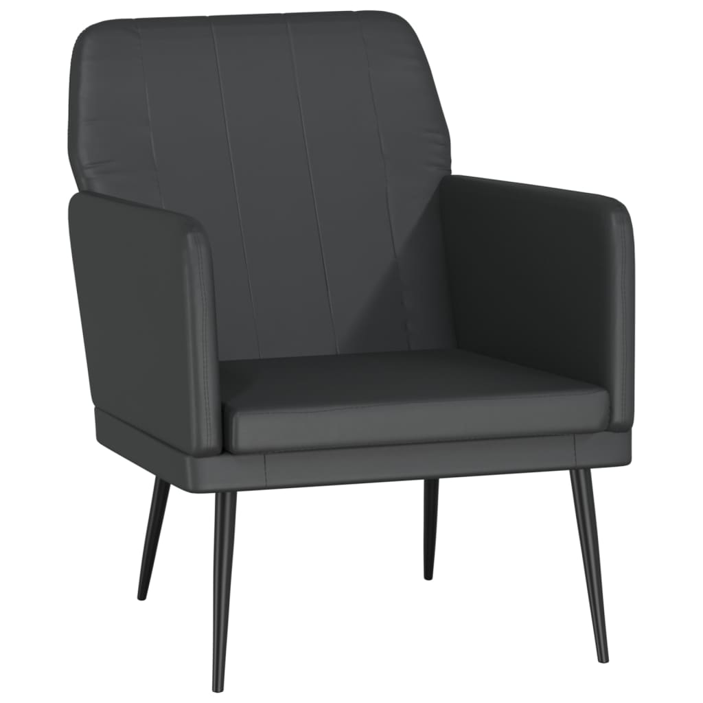 Armchair Faux Leather, Metal, Plywood Medium Durable