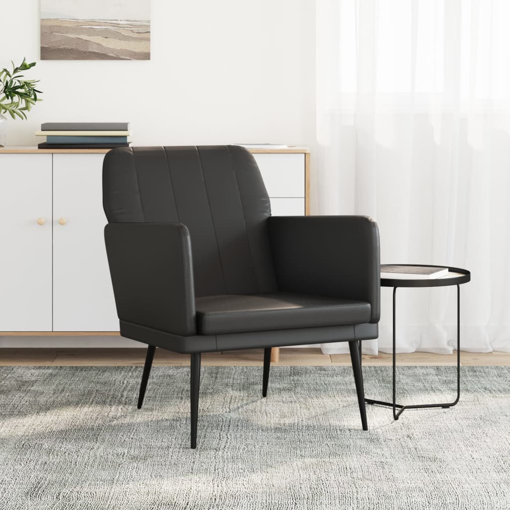 Armchair Faux Leather, Metal, Plywood Medium Durable