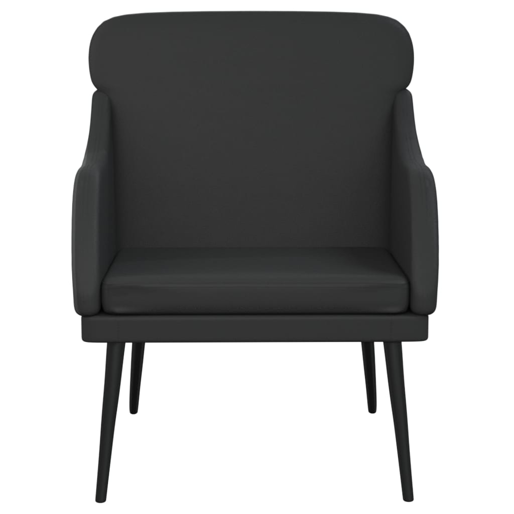 Armchair Faux Leather, Metal, Plywood 24.8 X 29.7 X 31.5 In