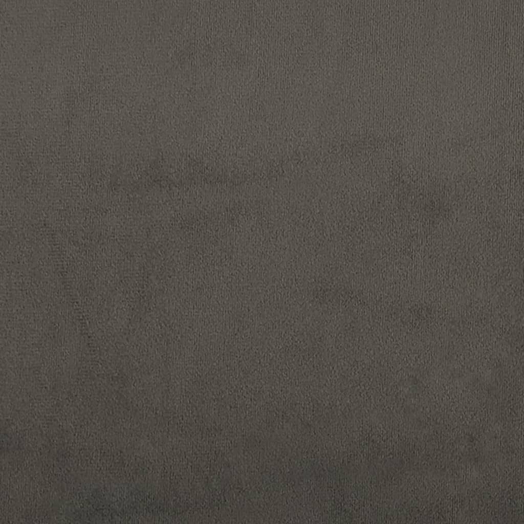 Armchair Dark Grey Velvet (100% Polyester), Metal, Plywood Medium