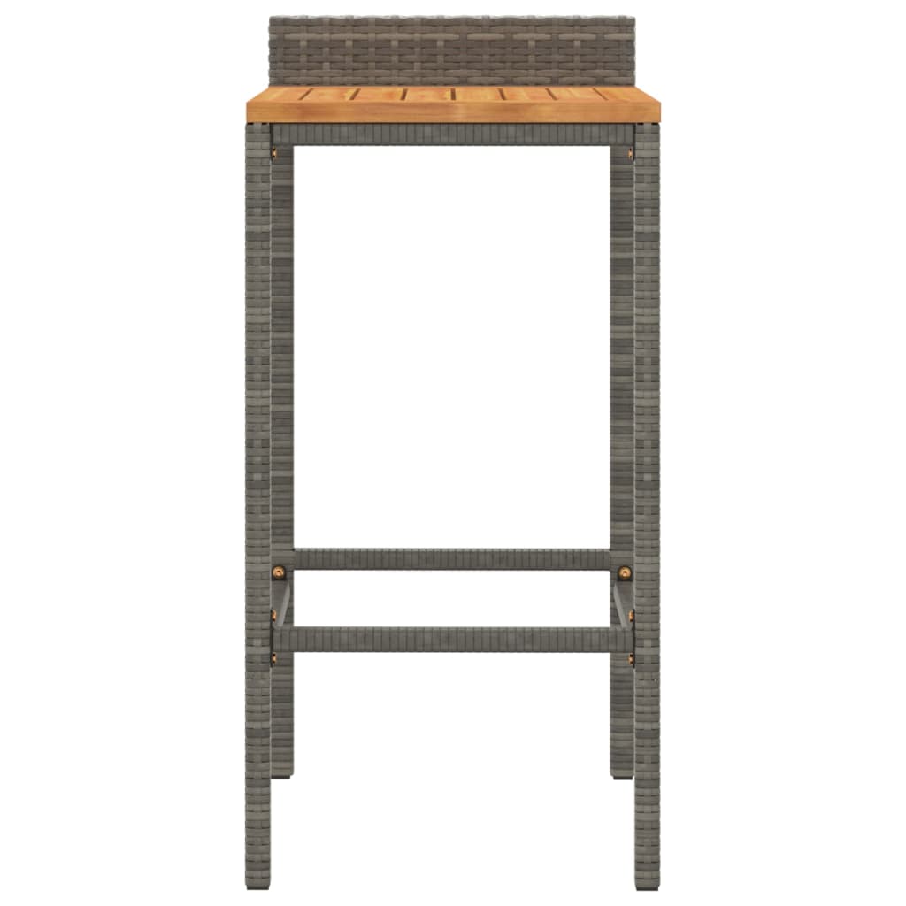 Bar Stool Set Of 2 Grey