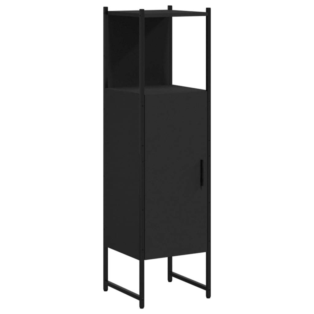 Bathroom Cabinet Engineered Wood And Powder-Coated Steel