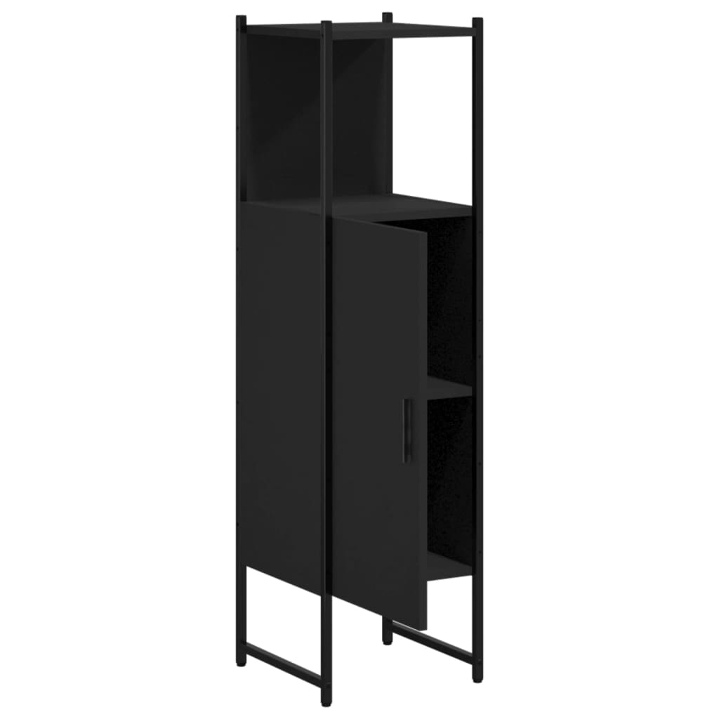 Bathroom Cabinet Engineered Wood And Powder-Coated Steel